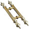 Maniglia per Porta in Vetro con Ingresso retrò, Barra di Spinta Lunga 60/80/100/120 cm, per casa/Porta d'ingresso/Hotel/Ristorante, Montaggio Schiena Contro schiena/d/80 cm/31,5 Pollici
