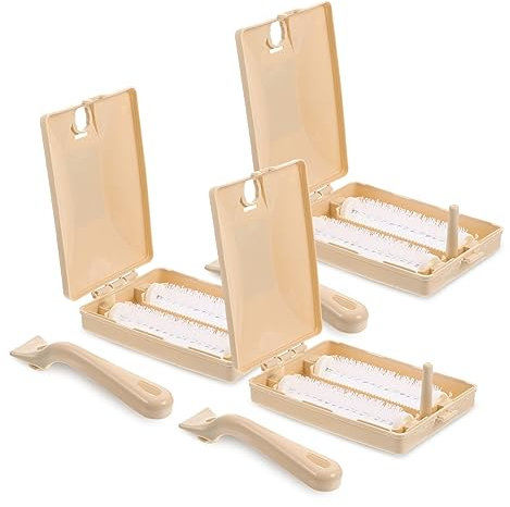 Alipis 3piezas Cepillo para Polvo De Rodillos Quitapelusas para Ropa y Sofá Cepillo Quitapelusas para Muebles Limpieza De Pelo De Mascotas Hogar