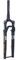 Forcella Ammortizzata per Bici Gravel 700c - ASSE Thru 12x100mm, Corsa 60mm, Cono 1-1/2, Freno a Disco 70mm, Forcella ad Aria con Bloccaggio Manuale per Bici da Strada e Gravel