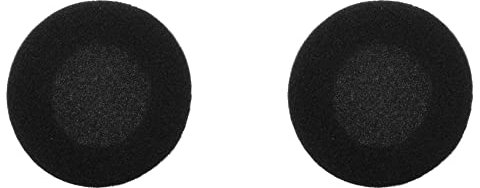 Kueohse Lot de 2 coussinets en mousse pour écouteurs (noir, 50 mm, lot de 2)