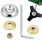 5 Pièces Pieces Detachees Debroussailleuse,Ecrou Tete Debroussailleuse,pour Lame Débroussailleuse Ronce,Adaptateur pour Jardin Tondeuse à Gazon Brosse Cutter et Coupe-bordures