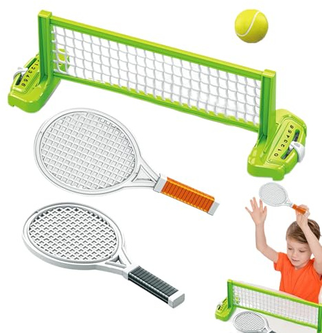 Hogvinnatil Tischtennis-Spiele für Kinder – Set mit Netzbällen und Schlägern, Sportausrüstung für Bindungen Eltern Kinder drinnen draußen
