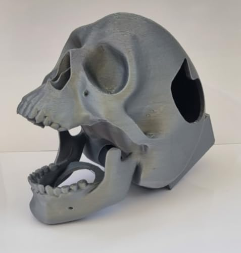 Unique Deluxe large skull jelly pot holder and cave for exotic pets (Purple)