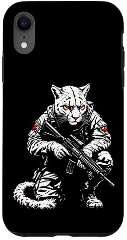 Three-color Tiger Case for iPhone XR