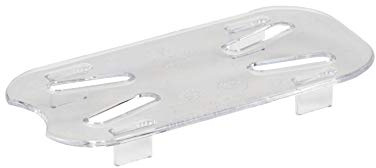 Cambro DM749 Polycarbonate 1/4 Gastronorm Pan Drain Shelf | Elevates ingredients so liquids pool underneath, preserving freshness and hygiene in busy commercial kitchens.