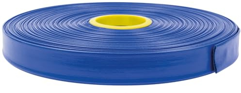 SIP 1.5 100m Layflat Delivery Hose, PVC Water Pump Discharge Hose for Irrigation & Drainage