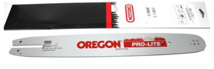 Oregon Barra di Guida per Motosega con Lama Reversibile da 14 (35 cm) Supporto Motore A095, Passo a Basso Profilo da 3/8, Calibro 1,3 mm, Compatibile con Motoseghe Husqvarna e altro