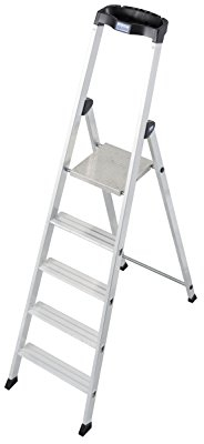 KRAUSE Stehleiter Solido, 5 Stufen, 126641