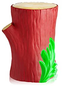 Kartell Saint Esprit Garten zwerg, Bambus, rot, 40 x 44 x 40 cm