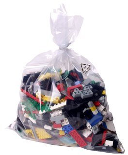 wepoly p200300 Briefumschläge Polyethylen ohne Verschluss, 20 x 30 cm, transparent