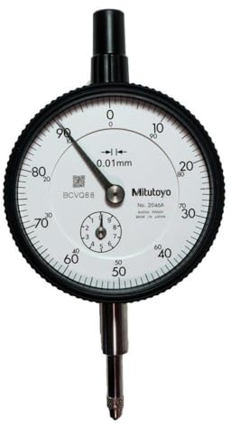 Mitutoyo 2046S Standard Plunger Dial Indicator 10mm Gauge Test Inspection