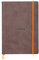 Rhodia 117403C Notizheft (mit weichem Umschlag, liniert, 80 Blatt, DIN A5, 14,8 x 21 cm) 1 Stück schokoladenbraun: 31