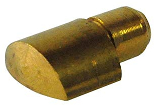 Ablageplatte Bodenträger aus Messing. In Blister.