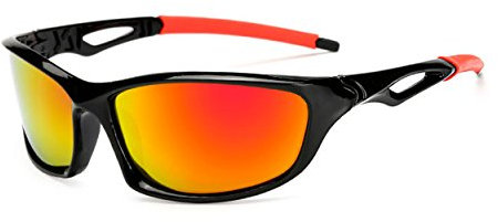 Qixuan Polarized Sport Sunglasses for Men Women Lens HD UV400 Protection Light Weight Frame Outdoor Cycling Running Sun Glasses Waterproof