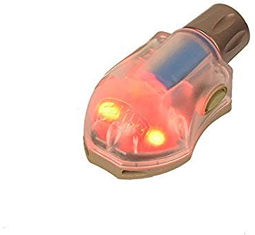 Koyheng Tactique Airsoft Casque Survie Lampes IR Militaire Airborne Manta Strobe Lights avec Magic Tape pour Fast Casque étanche lumière