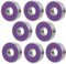 8 Stücke Skate Roller Bearing Longboard Roller Skate Bearings 608 Kugellager für Skateboards Inline Skating Roller (Violett 7)