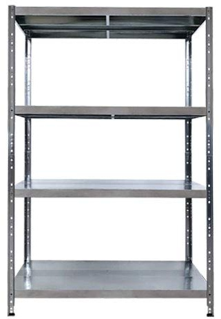 Scaffalatura metallica Maciste - ALTA PORTATA - scaffale in metallo Zincato - 120x50x195h - 4 Ripiani- Portata 1.040 Kg