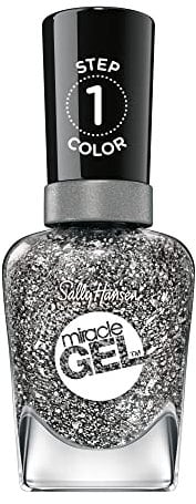 Sally Hansen Miracle Gel, Deep Sea Diamond, Gel-Like Nail Polish, NO UV Light Required, Chip-Resistant, Long Lasting - Up to 8 days, Easy to Use, Salon Quality Results, Vegan Formula, 14.7ml