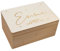 hellomini Personalisierte Erinnerungsbox aus Holz • Gravierte Aufbewahrungsbox mit Namen & Geburtsdaten • Geschenk zur Geburt, Taufe & Geburtstag • Hochwertige Baby-Erinnerungskiste (Herzkind)