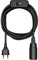 ledscom.de Câble textile LEHA, fiche, interrupteur, noir, 3 m, douille de lampe, 1x E14 max. 60W