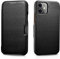Mobiskin Cover Compatibile con Apple iPhone 12 Mini (5,4 Pollici), Custodia con Vera Pelle, Case Ultra-Sottile, Custodia Protezione, Nero