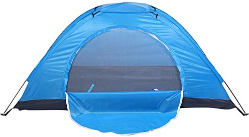 EIN-Personen-Zelt, Kuppelzelte für Camping, wasserdichtes Outdoor-Zelt Rucksackzelt Leichte Zelte zum Wandern Angeln Klettern(Blau)