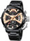 MEGALITH Herrenuhr Chronographen Armbanduhr Herren Edelstahl Großes Ziffernblatt Herren Uhr Analog Wasserdicht Leuchtend Kalender
