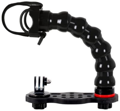 FLEX-ARM Unterwasser-Halterung GoTray mit 3/4 Flexibler Arm Adapter Unterstützung Taschenlampe für GoPro DJI Action Camera GOTR03