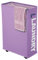 IHOMAGIC 40L Panier à Linge Roulette, Corbeilles à Linge Sale Pliable, Sac de Rangement élégance - Panier Rangement Collecteur de Buanderie pour Chambre à Coucher, Vêtements Rangement (Violet)