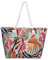 MASADA Badetasche XXL Familie Strandtasche Damen Beach bag groß mit Reißverschluss - Vintage Look