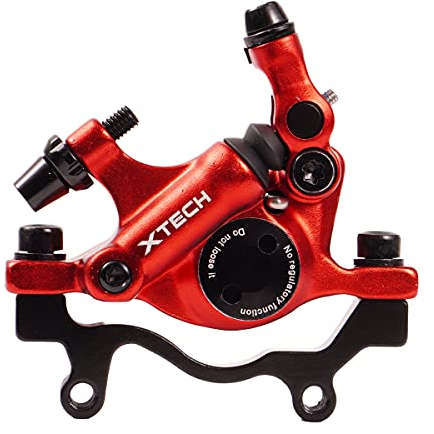 ShenZhenShiShiLiLanTianKeJi CNC hydraulische Scheibenbremse Fahrrad, Fahrrad-Scheibenbremsen-Set vorne und hinten, hydraulische Bremse Fahrrad aus Aluminiumlegierung für MTB Mountainbike, rot