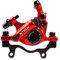ShenZhenShiShiLiLanTianKeJi CNC hydraulische Scheibenbremse Fahrrad, Fahrrad-Scheibenbremsen-Set vorne und hinten, hydraulische Bremse Fahrrad aus Aluminiumlegierung für MTB Mountainbike, rot