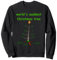 Lustiger Weihnachtsbaum der traurigsten Weihnachtswelt Sweatshirt