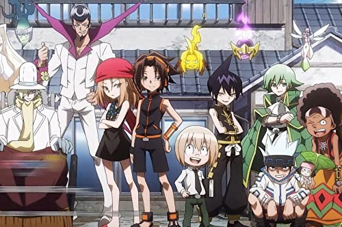 Carte en hostie pour décoration de gâteaux d'animaux, dessins animés japonais (Shaman King)
