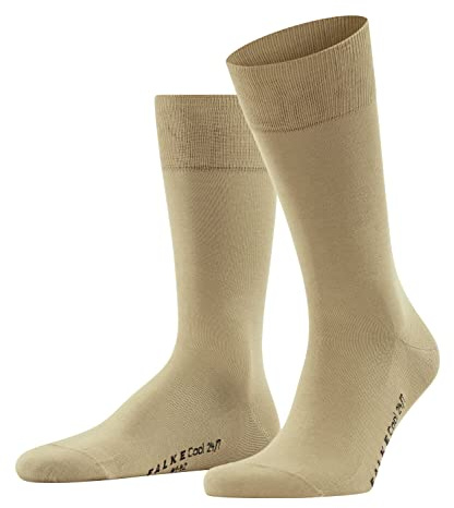 FALKE Herren Cool 24/7 Socken atmungsaktive biologische nachhaltige Baumwolle kühlend flache Naht angenehmes Fußklima Klimaaktivsohle fein für druckfreie Fußspitze für Business Alltag 1 Paar