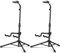 CAHAYA Gitarrenständer Boden mit Halshalterung Verstellbar Faltbar Universal-Stativ Gitarrenständer für Akustische E-Gitarre Bass Banjos 2 Pack CY0287