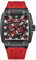 OBLVLO Superleuchtende Automatikuhren für Herren, Sport, Luxus-Uhr, quadratisch, Skelett, mechanisches Gummiband, Uhren, GM-BBRR, modisch