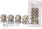molti 608 ZZ Kugellager Rillenkugellager 8 Stück ABEC-5/7/9 Carbon Metall für Rollen Skateboard Inlineskaten Triskates 22mm x 8mm x 7mm (ABEC 7)