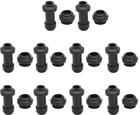 Akozon Disc Brake Caliper Dust Cover, 10 Set Universal Motorcycle Disc Brake Caliper Dust Sleeve Long Short Rubber,Disc Brake Caliper Dust Cap