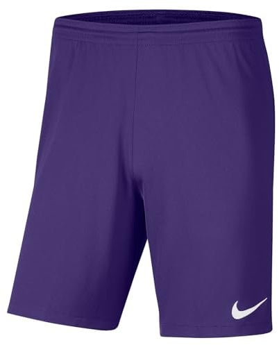 Nike BV6855-547 Dri-Fit Park 3 Pantaloncini Uomo Court Purple/White Taglia S