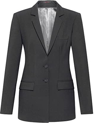 GREIFF Damen-Langblazer RF Premium Regular Fit - Pinpoint Marine- Gr. 46