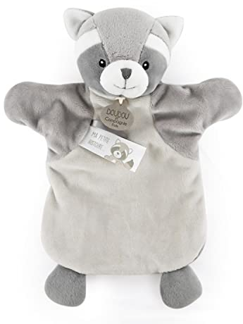 Doudou et Compagnie - Kuscheltier Handpuppe – Waschbär – DC4009