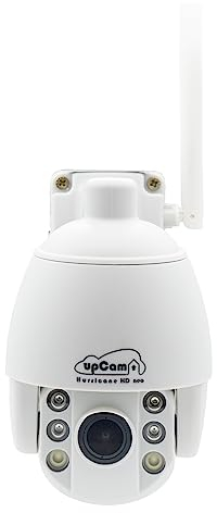 upCam Hurricane HD neo IP Kamera - PTZ Überwachungskamera Aussen + Optischer Zoom (Nachtsicht+Weißlicht, WLAN, Audio, Cloud, steuerbar, Personenerkennung) Deutscher Hersteller + Support (Kamera)