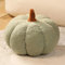 Bettschlange Kürbis Kissen, 3D Kürbis Deko, Halloween Plüsch Kürbis Kissen Gemütliche Herbst Gefüllte Zierkissen für Erntedankfest Weihnachten Schlafzimmer, Stuffed Plush, Hellgrün, 20cm