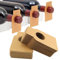 LATRAT Lot de 100 Étiquettes en Papier Kraft pour Bouteille de Vin, Porte-Bouteille, Champagne, Boisson - Marron