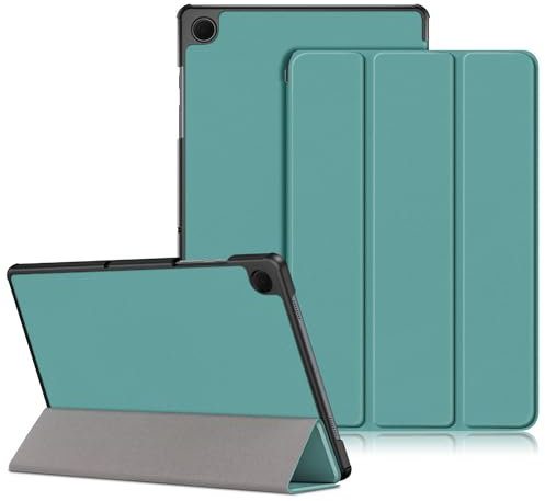 DINGGUAGUA Custodia per Samsung Galaxy Tab A9 Plus 11 Pollici SM-X210/X216/X218 Tablet, Ultra-sottile Cover con Funzione Supporto,Verde