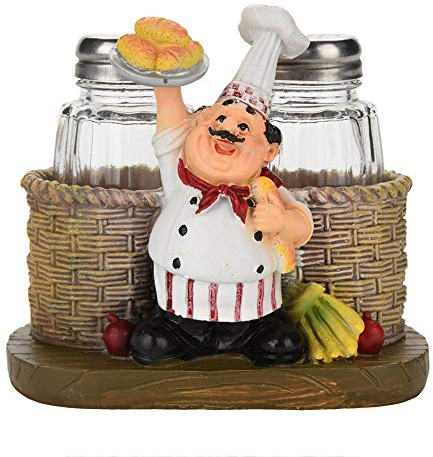 Salz- Und Pfefferstreuer-Set, Lustige Salz- Und Pfefferstreuer, Salzstreuer, Kochfiguren, Chef-Dekoration Für Zuhause, Küche, Restaurant(#B)