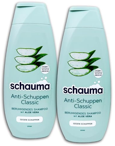 TOPDeal 2 er Pack Schauma Anti-Schuppen Classic Shampoo 2 x 400 ml
