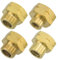Kaelah Gasflaschen Adapter-Set, Euro-Füllset 4 Teiliges Gasflaschenadapter zum Befüllen Deutscher Gasflaschen im Ausland Übersichtlich nummeriert D1 - D4