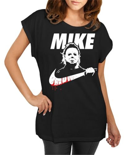 Life Is Pain Longshirt Damen weit geschnitten Horror Logo Mike Freitag 13 Hardcore Streetwear Größe XS - 5XL